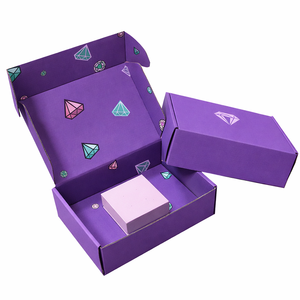 Boîte d'expédition pour sérum d'essence, boîte d'expédition personnalisée, boîte d'expédition en carton ondulé E, boîte d'expédition à fermeture automatique, emballage cosmétique personnalisé - Product Image 2