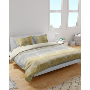LISBONA Ensemble de housse de couette Taille hollandaise 52% Coton 48% Polyne 30x30x76x56 Pigment Printed - Product Image 1