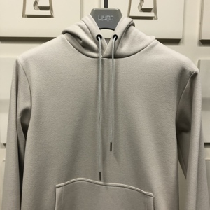 Nuova Felpa Pullover con Cappuccio Personalizzata in Puro Cotone 320g Tinta Unita Double-Face per Abbigliamento di <span class=keywords><strong>Gruppo</strong></span> su Misura - Product Image 3