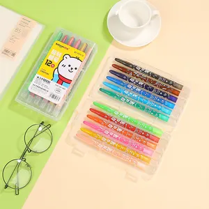 Fabrika tedarikçisi sanat profesyonel boyama seti cougift crayboya kalemi için 12 renk cougift Professionnel hediye