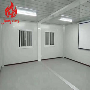 منزل حاويات فولاذية مسبقة الصنع سهلة التجميع والتفكيك وقابلة للتوسيع، تصميم نموذج ثلاثي الأبعاد لمبنى مكتبي أو مخيم هندسي - Product Image 4