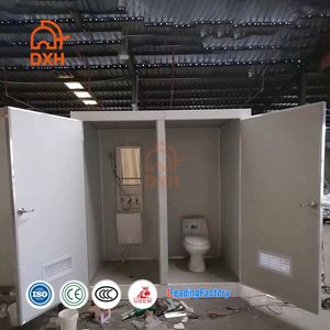 Fábrica personalizada campamento ignífugo móvil pequeña letrina al aire libre armario de agua baño Modular prefabricado inodoro con lavabo - Product Image 5