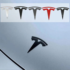 Cubierta para el Logotipo del Maletero Delantero del Tesla Model Y 3, Adhesivos, Emblemas, Accesorios para Automóviles de ABS, 1 Año de Garantía, 120 mm - Product Image 3