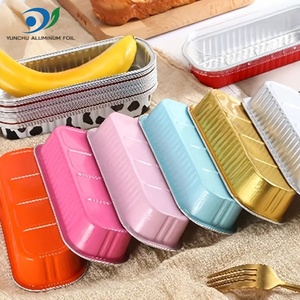 Khay bánh mini 200ml, hộp đựng tráng miệng, khay đựng thức ăn bằng nhôm, bao bì bánh, khay bánh mì dùng một lần - Product Image 3