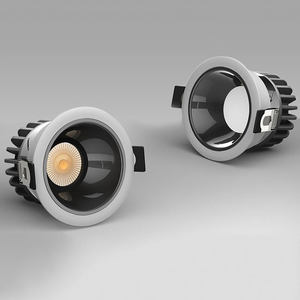 Faretto antiriflesso cob incasso da incasso soggiorno senza luce principale illuminazione plafoniera a <span class=keywords><strong>led</strong></span> tazza profonda - Product Image 1