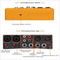 Mixeur audio 4 canaux multifonctionnel pour vente en gros
