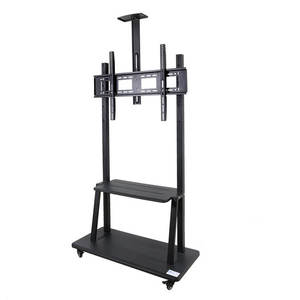 Soporte de <span class=keywords><strong>TV</strong></span> Móvil de Metal Personalizado al por Mayor, Soporte de <span class=keywords><strong>TV</strong></span> con Ruedas para Televisores de 60-100 Pulgadas - Product Image 4