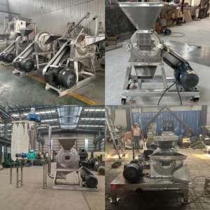 Kleinunternehmen Maßgefertigte Edelstahl-Getreide-Futterverarbeitungs-Mühle Mais-Mehl-Hammermühle Feinzahn-Klauenbrecher-Maschine - Product Image 2