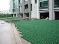 Grille de pavage d'herbe de parking de 48mm et grille de plantation d'herbe de gazon de paysage de gravier pour l'allée