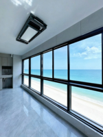 Modernes Großformatiges Aluminiumlegierungsrahmen Horizontales Schiebefenster mit Doppeltem Sicherheitsglas Wärmeisolierung für Gewerbeküchen