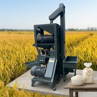 Machine à décortiquer et à polir le riz automatique à haut rendement, capacité 1000 kg/h, pour le traitement du paddy