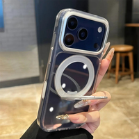 Coque de téléphone magnétique rotative et pliable avec anneau magnétique pour iPhone 17 16 15 14 13 Pro Max Air, cadre antichoc et protection renforcée