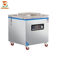 Machine de mise sous vide électrique DZ420 DZ520 pour filets de poisson, poulet, fruits, poitrines, aliments, avec chambre unique et fonction de stockage progressif
