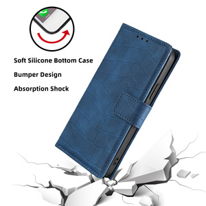 Monedero Funda de teléfono de cuero 15 Pro Max <span class=keywords><strong>14</strong></span> Plus 13 12 11 Pro Funda de protección completa a prueba de golpes para Samsung S24 Ultra S23 S22 S21 - Product Image 2