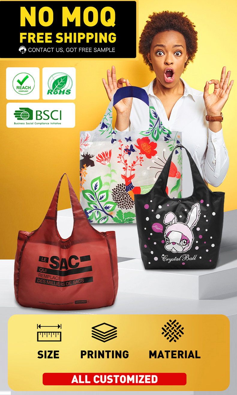 2022 New Arrival Nylon Bag Nylon Tote Bag Nylon Drawstring Bag