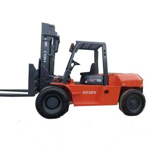 HELI Heavy-Duty Diesel Forklift 10T CPD100 Two Stage Mast Rough Terrain Low Consumption Durable Engine Stable Operation - Product Image 1