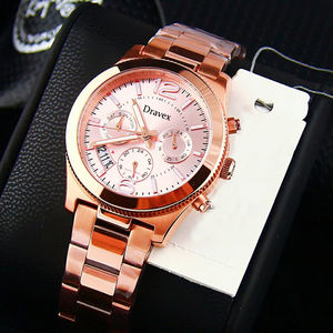 Montre à quartz de luxe pour femmes 40 mm Multifonctionnelle Chronographe Cadran Date Acier inoxydable Mode affaires - Product Image 2