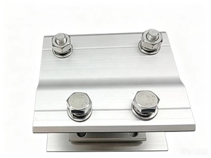 Kit de Conectores de Viga Solar de Aluminio Anodizado al por Mayor OEM, Empalme de Viga Principal PV con Juego Completo de Fijaciones de Tornillos de Acero Inoxidable - Product Image 3