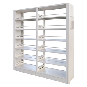 Chất lượng đồ nội thất trường học thiết bị thư viện thép kệ sách kim loại kệ sách CE chứng nhận cuốn sách giá thép cuốn sách trường hợp - Product Image 2