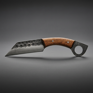 Anillo Vikingo Hecho a Mano, Cuchillo Seax Nórdico Coleccionable, Hoja de Cuchillo Seax de Acero con Alto Contenido de Carbono, Mango de Cuero, Grado Industrial - Product Image 2