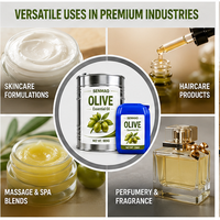 Huile d'olive pure naturelle pressée à froid à partir de graines végétales pour la formulation de parfums, matière première en vrac, emballage en vrac