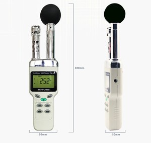 Medidor de Índice Térmico de Alta Precisión TM-188/TM-188D WGBT con Función de Registro y Esfera Negra de Alta Precisión - Product Image 3