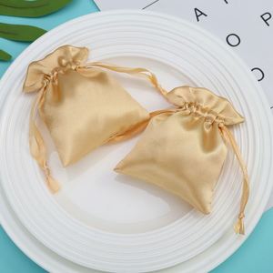 Custom Simple <b>Satin</b> Pouch Blank <b>Satin</b> Storage Gift Drawstring Bag for Jewelry <b>Shoes</b> Makeup Cosmetics Candy-Made From Silk <b>Satin</b> - Product Image 3