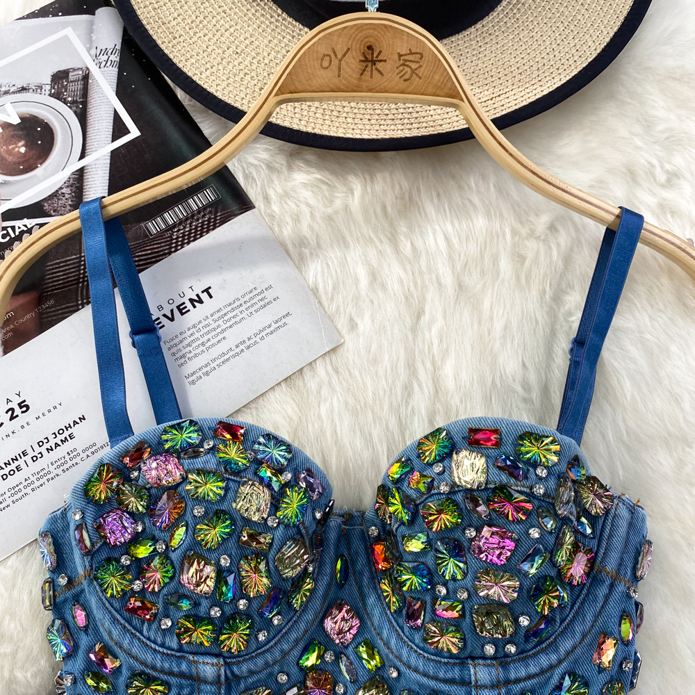Short Alto in Denim Sfrangiato - Jeans - Donna