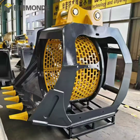 Godet de criblage rotatif hydraulique MONDE pour excavatrices