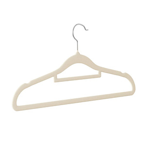 Flocked clothes hanger, household clothes organizer, non-marking, non-slip, wardrobe clothes <b>drying</b> <b>rack</b>, multi-functional - Product Image 5