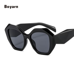 Usine en gros nouveau polygone unisexe mode carré pleine jante léger UV400 lunettes de soleil magnifique Vintage avec de grandes jantes - Product Image 6