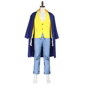 ชุดคอสเพลย์วันพีซ ทราฟัลการ์ ลอว์ แบบใหม่ ชุดนักโจรสลัดอนิเมะ สำหรับฮาโลวีน ขายส่ง - Product Image 3