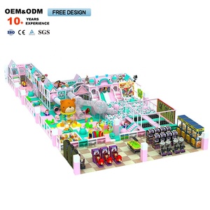Cover Themed Parks With Cool Slides and <b>Trampoline</b> Commercial Indoor <b>Trampoline</b> Park for Kids - Product Image 1
