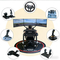 Simulateur d'avion VR à mouvement complet, jeu de vol immersif, simulateur de vol virtuel, machine de jeu VR 9D pour les entreprises, vente chaude