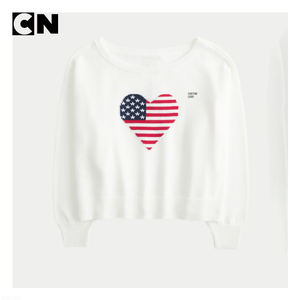 Suéter con Certificación GRS, Fabricante de Suéteres, Logotipo Personalizado, Suéter de Invierno de Punto Jacquard con Bandera, Hombros Descubiertos, Algodón y Poliéster para Mujer - Product Image 3