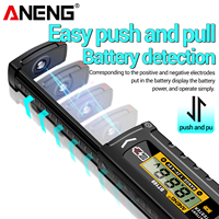 Testeur de batterie portable ANENG BT169 avec écran numérique et mesures multiples, outil en plastique ABS, aucune alimentation requise