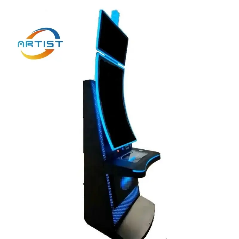 Máquina de juego de habilidad con monitor vertical para entretenimiento, tablero de juego Ultimate Firelink Power 2 Power 4, con monitor vertical, para entretenimiento