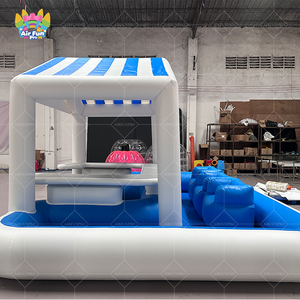 可定制充气浮动泳池酒吧，带派对座椅气球帐篷 - Product Image 5