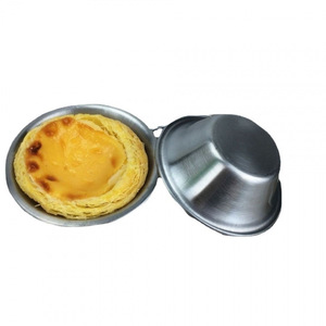 Moule à pudding cylindrique en acier inoxydable 304, lot de 5 moules de cuisson pour tarte aux œufs et petits gâteaux, gadget de cuisine - Product Image 3