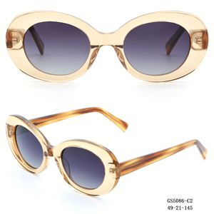 Gafas de Sol Personalizadas con Logotipo, de Moda para Hombre y Mujer, Colores Jelly Y2K, Protección UV400, Montura Ovalada de Acetato Hecha a Mano - Product Image 3