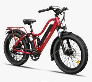 Bicicletta Elettrica da Città a Sospensione Completa, Nuova, Prezzo di Fabbrica, E-bike da Neve, Batteria al Litio 48V 21Ah, 750W, Pneumatici Fat da 26 Pollici - Product Image 5