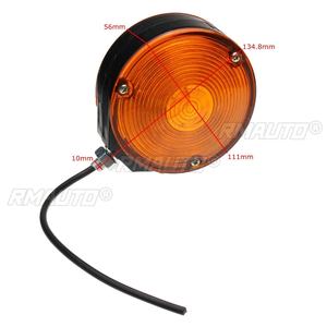 ไฟเลี้ยวข้างรถบรรทุก/รถพ่วง/รถคาราวาน/รถตู้ 1/2/4 ดวง 24V สีเหลืองอำพัน/สีส้ม รูปทรงลูกอม - Product Image 6