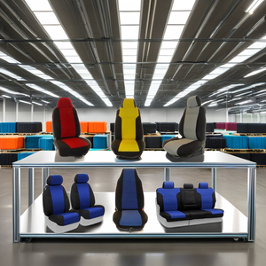 Vente à chaud de housses de siège <span class=keywords><strong>avant</strong></span> imperméables bleues pour voitures taille personnalisée universelle avec logo caractéristiques de protection meilleur vendeur - Product Image 3