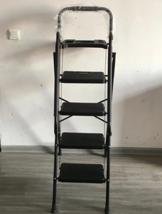 EN131 chứng nhận 5-cấp nhôm thép có thể gập lại hộ gia đình bước thang với thiết kế công nghiệp và tay vịn phong cách hiện đại - Product Image 6