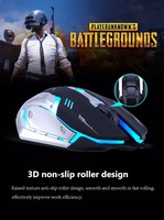 Mouse Gaming Komputer Mini USB Berkabel V5 2025 yang Dapat Diprogram dengan Lampu LED Backlit, Bahan ABS Tahan Air, Desain untuk Kantor dan Rumah