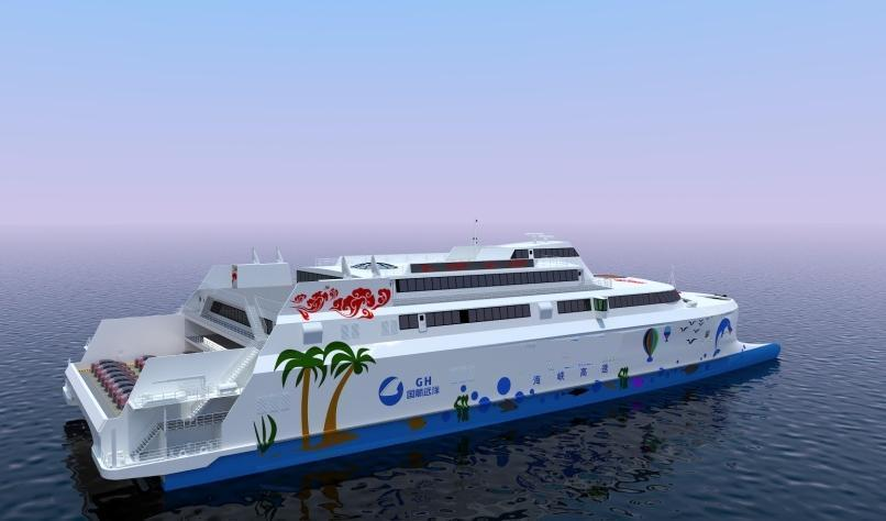 Luxury High-Speed RORO Passenger Boat - 1000-Seater Design