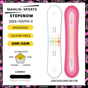 Tabla de Snowboard Personalizada para Jóvenes, Freestyle, All Mountain, con Fijaciones, Núcleo de Madera, Impresión Digital, Precio de Fábrica OEM - Product Image 1