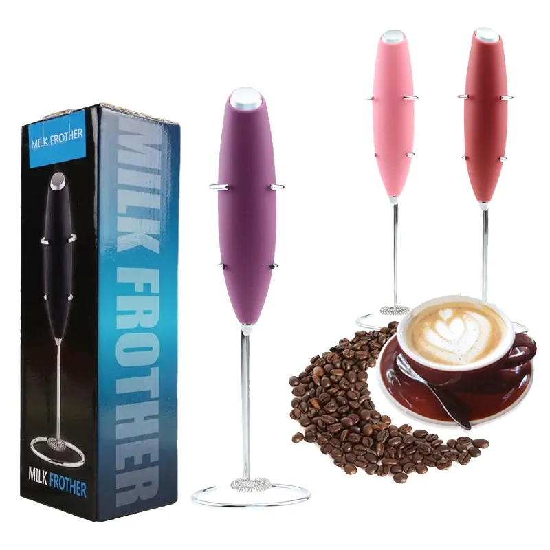 Pailite batedor elétrico de aço inoxidável, batedor portátil para café leite e frother