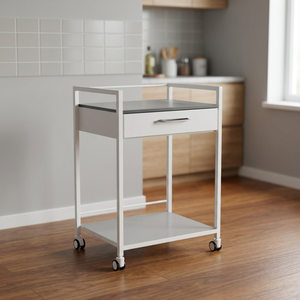 Chariot médical à un tiroir CLEBER PISA 40016, garantie 1 an, 830x598x450mm, fabriqué en Turquie, assistance technique en ligne - Product Image 2