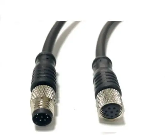 M8 Kabel Connector 3 Pin 4 Pin 5 6 8 Pin Mannelijke Vrouwelijke Waterdichte Custom M8 Sensor Assemblage M8 Kabel